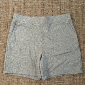 Land's End Serious Sweat Shorts Gray Large 14-16
